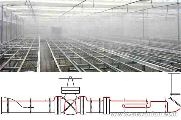 温室植物灌溉管道电伴热带防冻保温